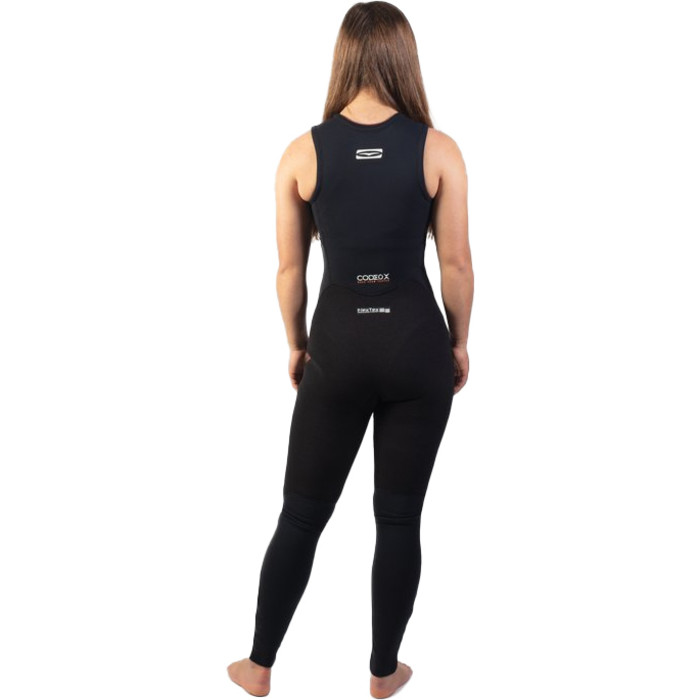 2024 Gul Womens Code Zero 3mm GBS Long Jane Wetsuit CZ4208-C2 - Black